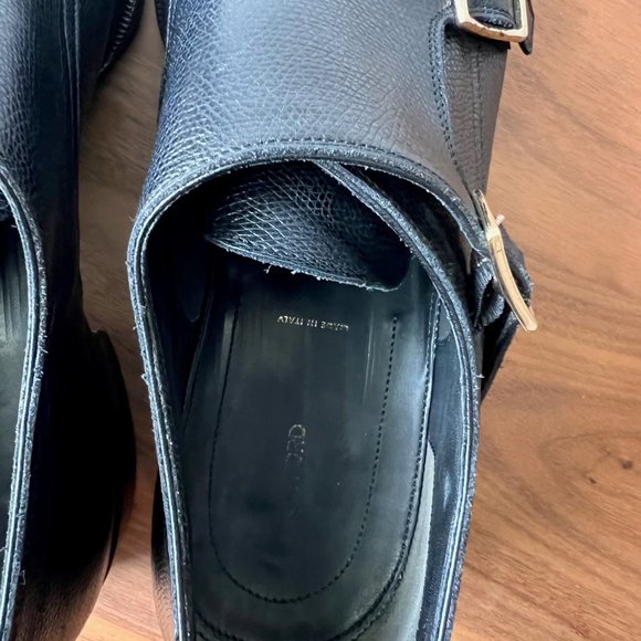 Tom Ford Double Monk Strap Shoes 10 TT (wide) Gianni Model - Picture 9 of 16